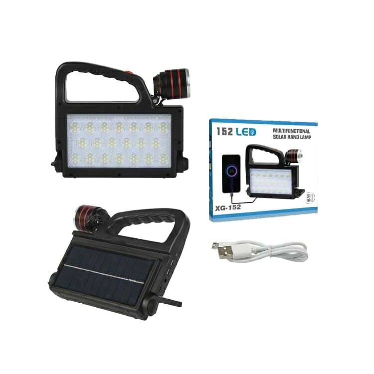 Επαναφορτιζόμενος ηλιακός φακός LED - XG-152 - 257316 Επαναφορτιζόμενος ηλιακός φακός LED - XG-152 - 257316